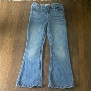 Vigoss Blue Flared Jeans with Medium Wash